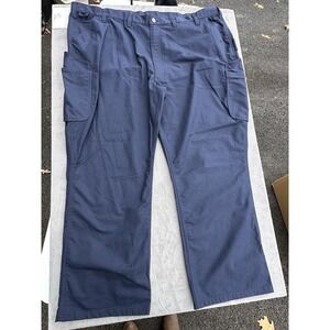 Carhartt Work Pants 52x32 Navy Loose Fit Utility Cargo Carpenter 103904 NVY Mens